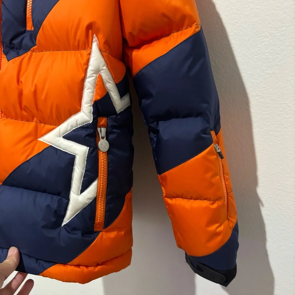 Perfect Moment orange and blue puffer Size Youth 14